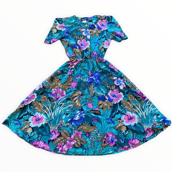 Jenny Petites Dresses & Skirts - Vintage Jenny Petites Floral Dress